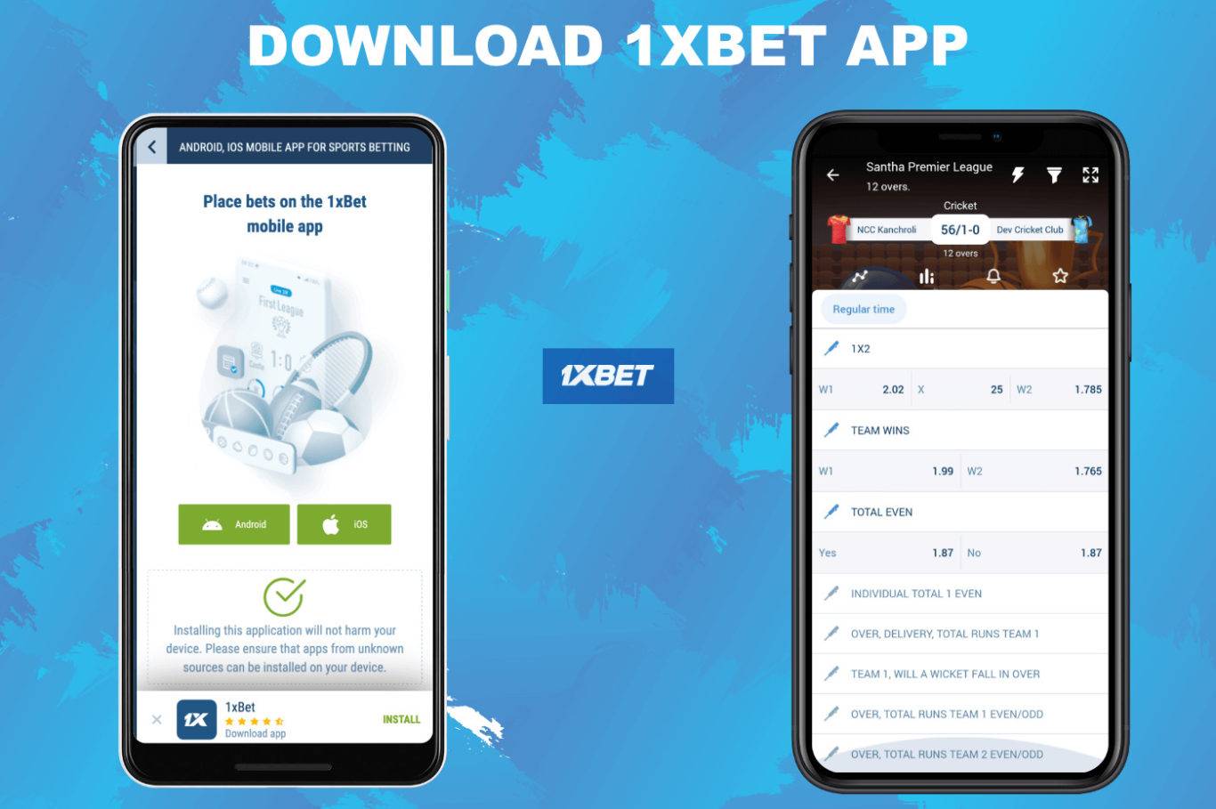 Configuration Initiale de l'Application 1xBet